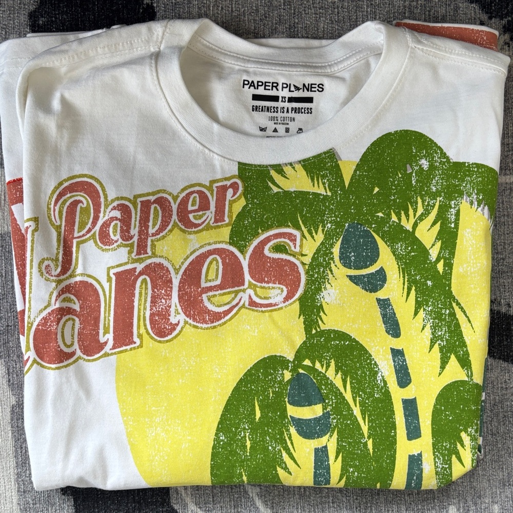 Paper Planes White Graphic Tee